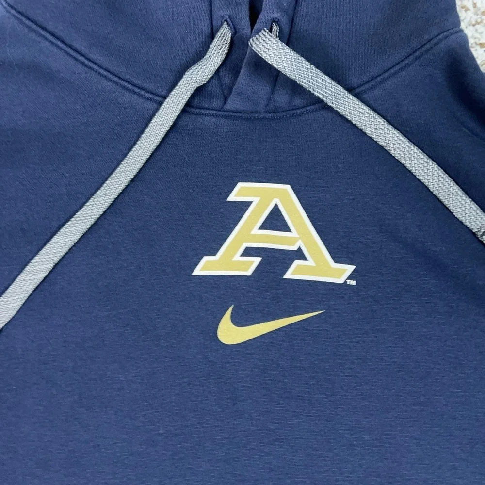 Akron Zips Logo Sweatshirt Hoodie Mens XL Blue NCAA College Nike Pullover Sports